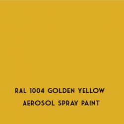 Golden Yellow Aerosol Spray Paint