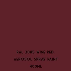RAL 3005 Wine Red Aerosol Spray Paint