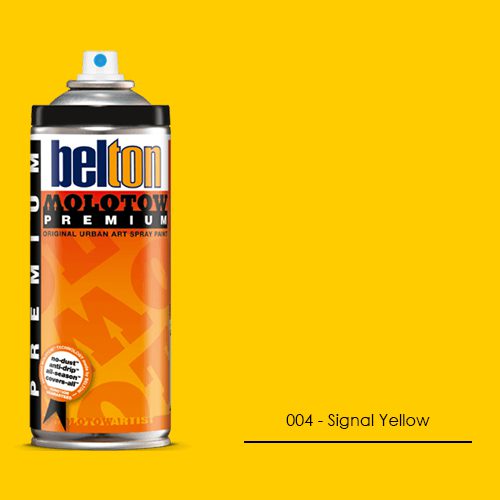 004 - Signal Yellow aerosol spray paint
