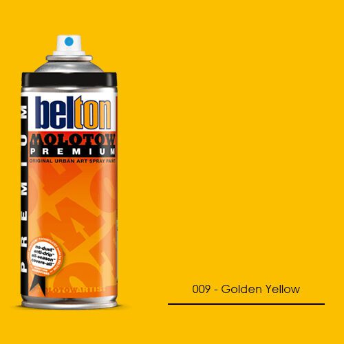 009 - Golden Yellow aerosol spray paint