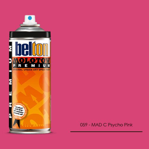 059 - MAD C Psycho Pink aerosol spray paint