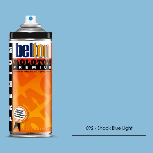 092 - Shock Blue Light aerosol spray paint