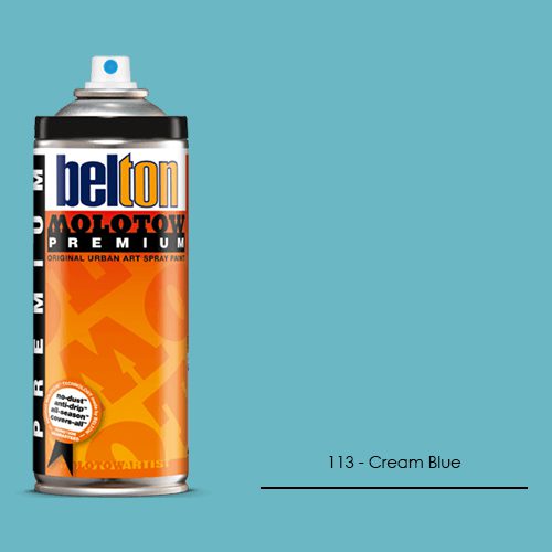 113 - Cream Blue aerosol spray paint