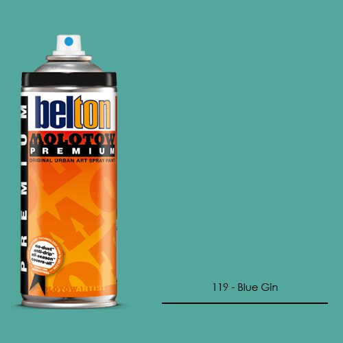 119 - Blue Gin aerosol spray paint