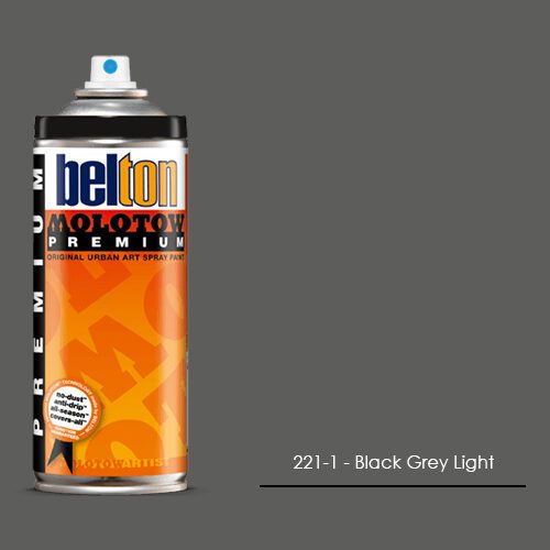 221-1 - Black Grey Light aerosol spray paint