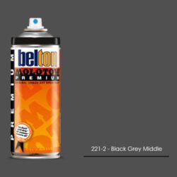 221-2 - Black Grey Middle aerosol spray paint