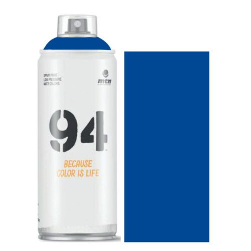 Electric Blue aerosol spray paint